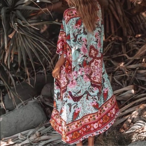 Boho Kimono Duster - Picture 4 of 10